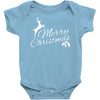 merry christmas flower Baby Bodysuit