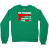 packing heat   i'm hot Crewneck Sweatshirt