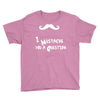 mustache u a question Youth Tee