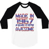 made in 1967 50 years of being awesome 3/4 Sleeve Shirt