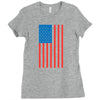 american flag Ladies Fitted T-Shirt