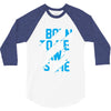 BORN TO BE AWESOME 3/4 Sleeve Shirt