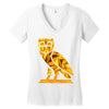 owl Women's V-Neck T-Shirt