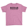 funny t shirt rehab is for quitters rude tee offensive shirt Youth Tee