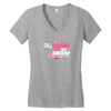 My Grandma Is A Survivor Women's V-Neck T-Shirt