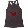 chiken red Racerback Tank