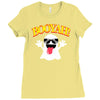 booyah ghost horror Ladies Fitted T-Shirt