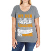 My Son Is Super Awesome His Momma Ladies Curvy T-Shirt