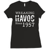 unheil havoc since 1957 Ladies Fitted T-Shirt