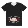 April Peeking Out Asian Baby Boy All Over Women's T-shirt