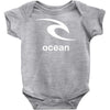 surfing ocean Baby Onesie