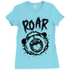 angry panda Ladies Fitted T-Shirt