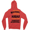 Super Cool Nana Of A Freaking Awesome Granddaughter Zipper Hoodie