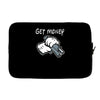 mickey mouse gangster get money Laptop sleeve