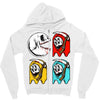 pac skull copy Zipper Hoodie