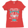 Want To Know If There Is L fe After Death Mess With My Kids And Find O Ladies Fitted T-Shirt