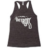 detroit city smoking gun Racerback Tank