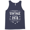 original parts vintage established 1978 perfectly aged Tank Top