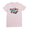 nasty woman vs trump Ladies Fitted T-Shirt