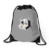 captured nostalgia Drawstring Bags