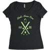 links lawn care Women's Triblend Scoop T-shirt