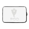 ghost poo Laptop sleeve