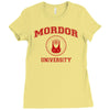 mordor university Ladies Fitted T-Shirt