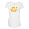 kylo stabbed first Maternity Scoop Neck T-shirt