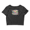 rude funny cotton dick of the world, ideal gift, birthday present Crop Top
