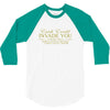 philosobee quote 35 3/4 Sleeve Shirt