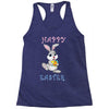 Bunny Happy Easter Racerback Tank