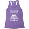 fishing funny Racerback Tank