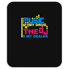 music is my drug Mousepad