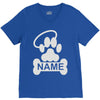 personalized paw halo V-Neck Tee