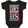 harvey can't stop us Baby Bodysuit