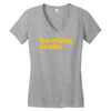 bowling sucks Women's V-Neck T-Shirt