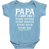 I Love you Papa Baby Bodysuit