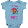 birthday troll daddy Baby Bodysuit