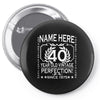40th birthday Pin-back button