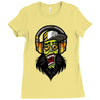 zombi hop hop Ladies Fitted T-Shirt