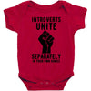 introverts unite separately in your own homes Baby Bodysuit