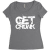 get crunk 2 Women's Triblend Scoop T-shirt