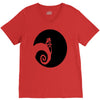 nightmare before christmas black logo V-Neck Tee