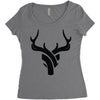 deer Women's Triblend Scoop T-shirt