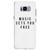 music sets you free Samsung Galaxy S8 Plus