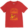 I Don't Need Therapy Just to Do Cooking V-Neck Tee