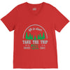 life is short take the trip buy the shoe V-Neck Tee