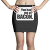you had me at bacon Mini Skirts