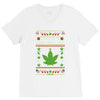 smoke weed every christmas V-Neck Tee