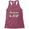 papa dad Racerback Tank